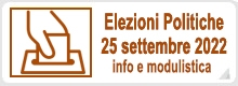 Elezioni Politiche 25 settembre 2022 - info e modulistica